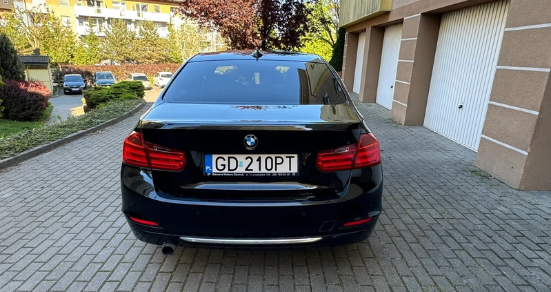 BMW Seria 3 cena 61900 przebieg: 210000, rok produkcji 2013 z Gdańsk małe 154
